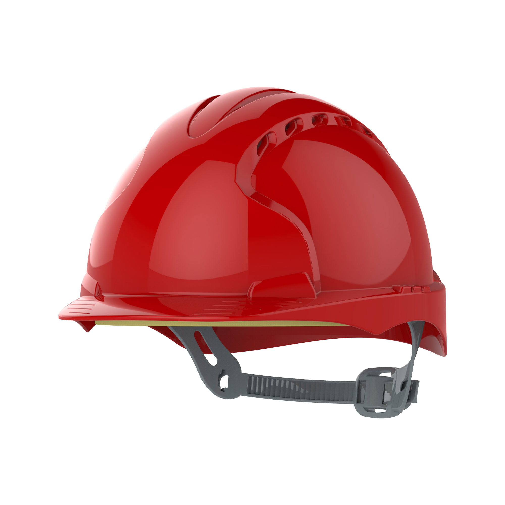 JSP EVO 2 SAFETY HELMET  RED